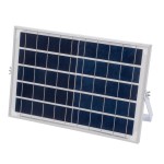 GloboStar® 90202 Αυτόνομος Ηλιακός Φωτοβολταϊκός Προβολέας LED 50W 3000lm με Ενσωματωμένη Μπαταρία 6500mAh